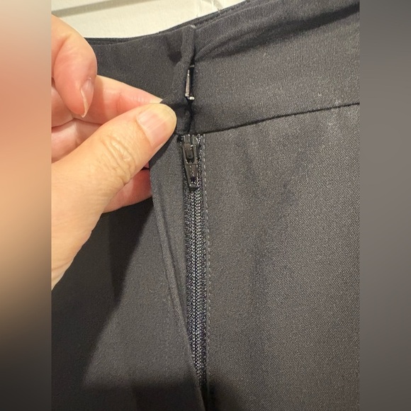 Lafayette 148 women’s trousers pants menswear sz 8 black wool - Picture 2 of 6